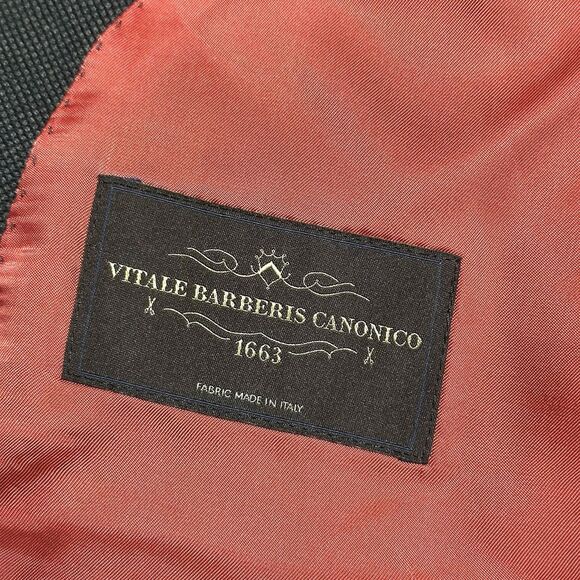 Suitsupply Sienna Canonico Wool Sport Coat Blazer Mens 42R Dark Grey Suit Jacket - Picture 8 of 13